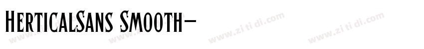 HerticalSans Smooth字体转换